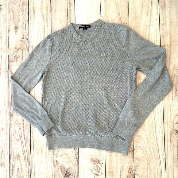 Michael Kors Gray Men's Sweater/size M - Picture 3 of 7